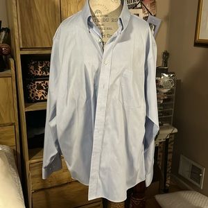 Eagle Blue Long Sleeve Dress Shirt - 18.5